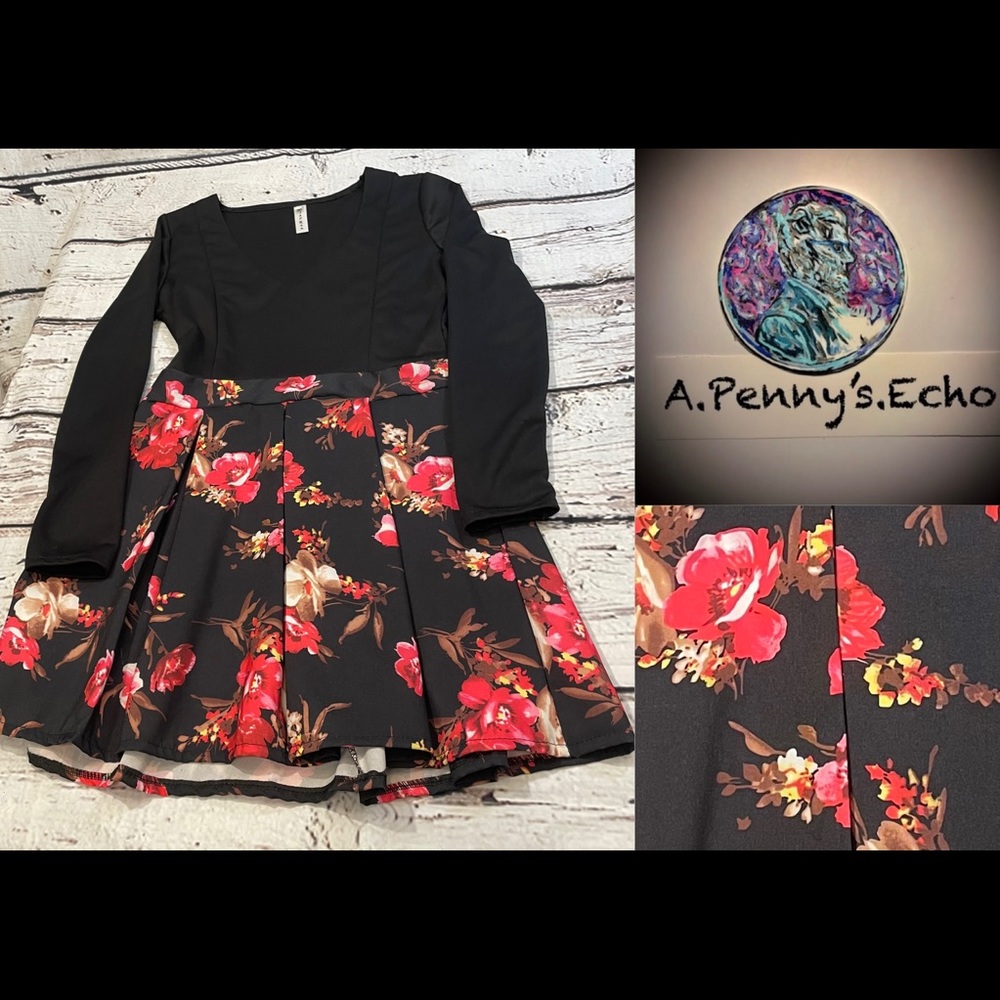 Long Sleeve Dress, small, GREAT FALL DRESS  AND COLORS! 🍁